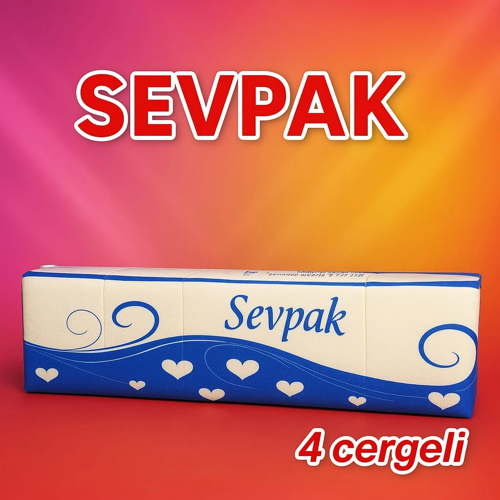 Sevpak - 4 cərgəli salfet